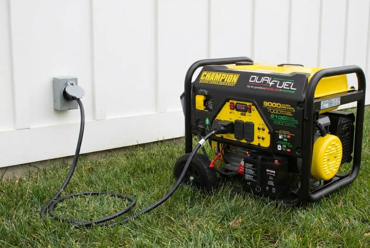 Generator inlet box installation