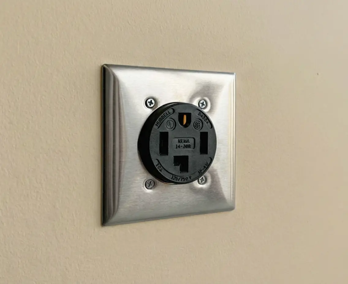 240V outlet installation for appliances and tools