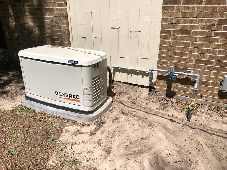 Generac backup power system College Station