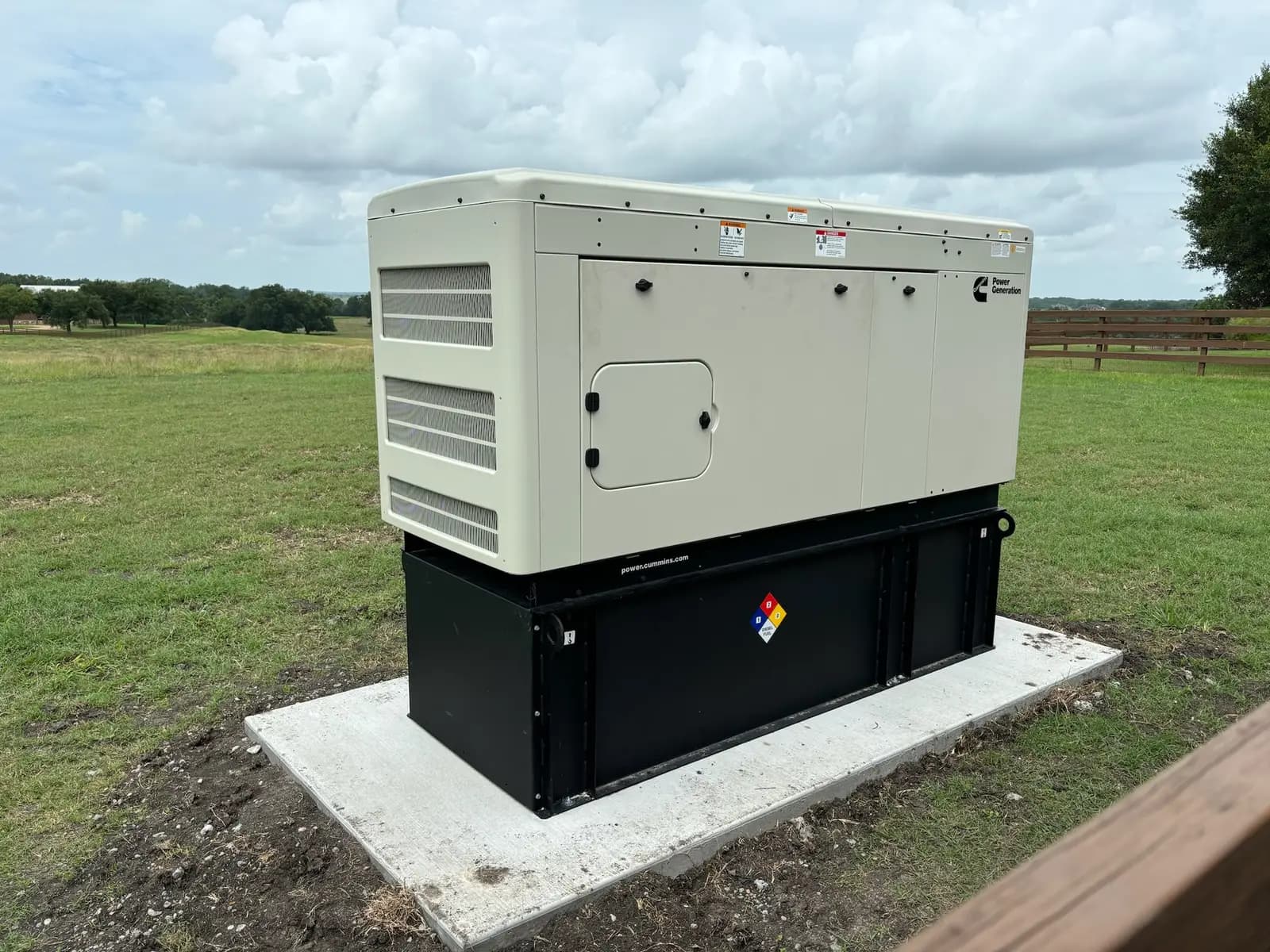 Cummins commercial standby generator installed by Orthodox Electric