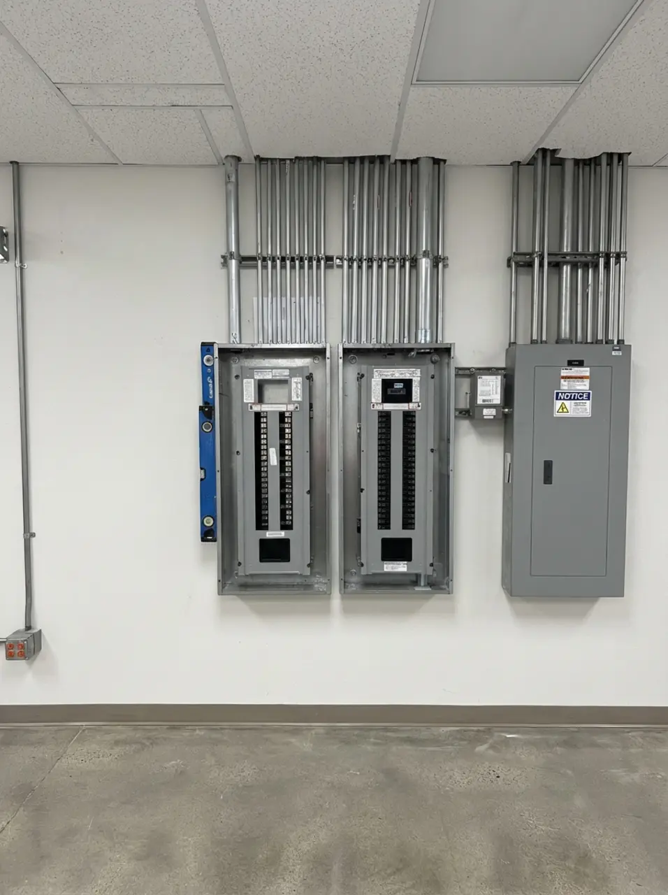 Commercial electrical panel upgrade by Orthodox Electric