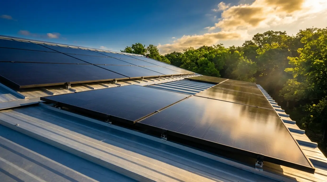 Solar panel installation in Brazos Valley by Orthodox Electric